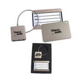 Stainless Steel Luggage Tag & Lock Gift Set